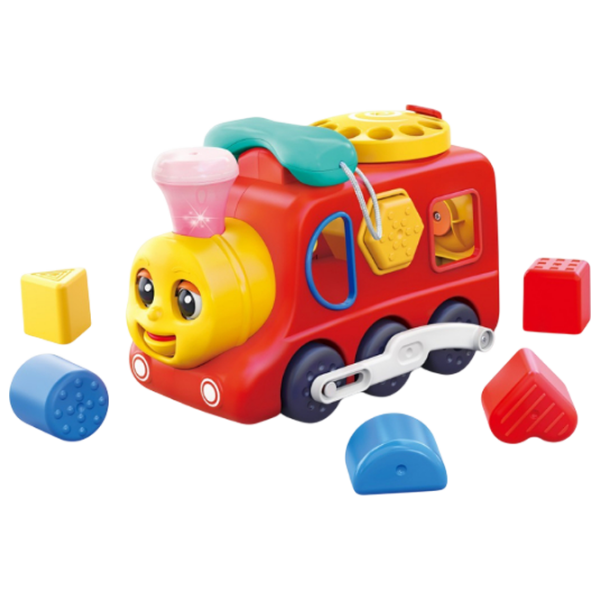 Интерактивная игрушка Hola Toys 3-in-1 Locomotive HE9981 Красный 1+
