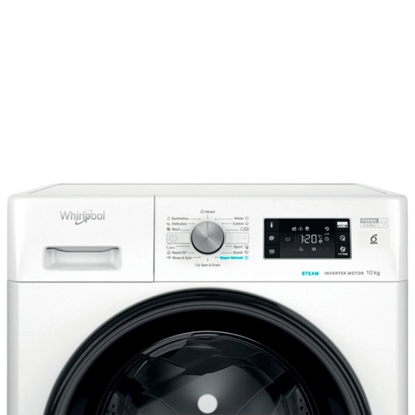 Mașină de spălat Whirlpool FFB 10489 BV White 10 kg, 1400 rpm, A photo 5