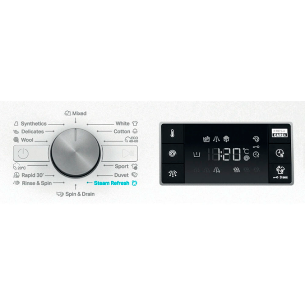 Mașină de spălat Whirlpool FFB 10489 BV White 10 kg, 1400 rpm, A photo 6