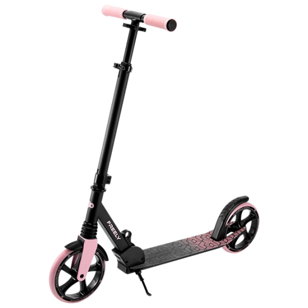 Детский двухколёсный самокат KinderKraft FREELY (KRFREE00BEG0000) Бежевый 5 лет, 100 кг, Полиуретановые photo 1
