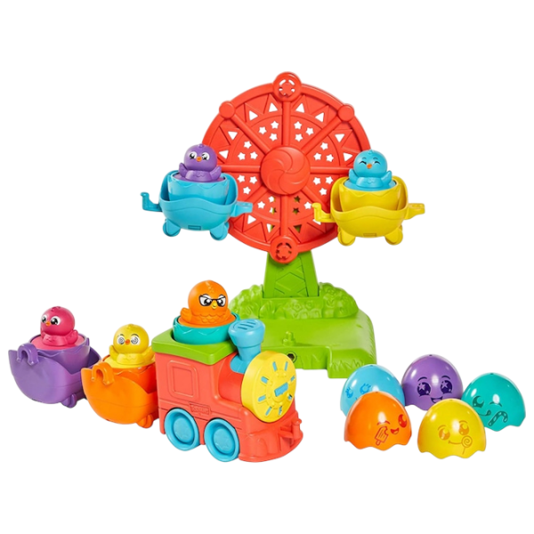 Joc educativ Tomy Surprise egg train T73099 Multicolor 1+