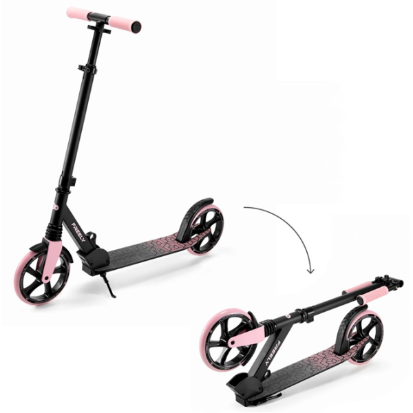 Детский двухколёсный самокат KinderKraft FREELY (KRFREE00PNK0000) Розовый 5 лет, 100 кг, Полиуретановые photo 6