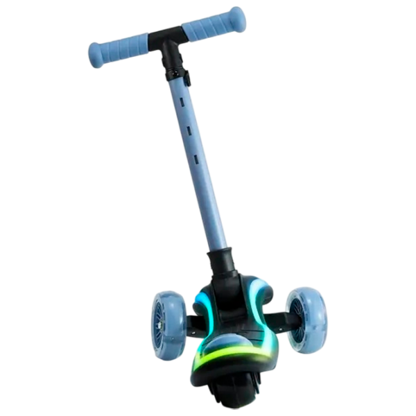 Детский трёхколёсный самокат KinderKraft Raket (KRRAKE00BLU0000) Синий 3 года, 50 кг, Полиуретановые photo 2
