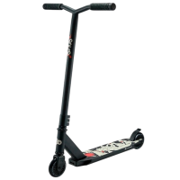 Детский двухколёсный самокат KinderKraft Solis (KRSOLI00BLK0000) Черный 5 лет, 100 кг, Полиуретановые