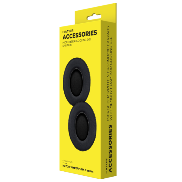 Perne pentru căști gaming Hator HYPERPUNK 3 Series Black  / / Over the ear photo 2