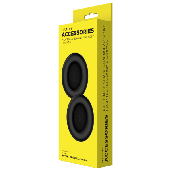 Perne pentru căști gaming Hator PHOENIX 2 Series Black  / / Over the ear photo 2