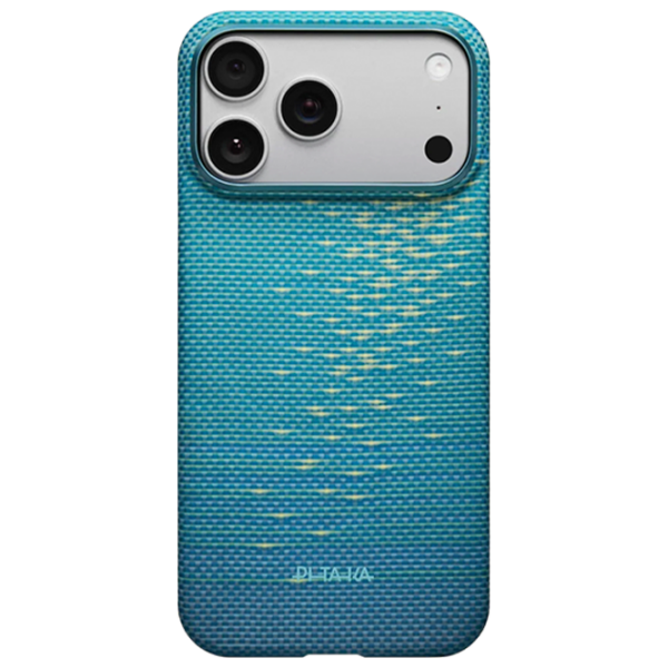 Husă pentru smartphone Apple iPhone 17 Pro Max (Ultra Slim) Blue Pitaka, PC, MagSafe Back