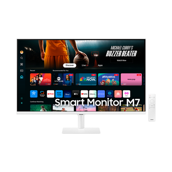 Монитор Samsung S32DM703 Белый 32" 4K VA WLED photo 1