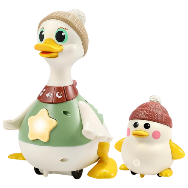 Интерактивная игрушка Hola Toys Waddling Duck Family HE998701 Бежевый 1+