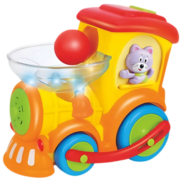Интерактивная игрушка Hola Toys Drop 'n Go Train 958 Оранжевый 3+