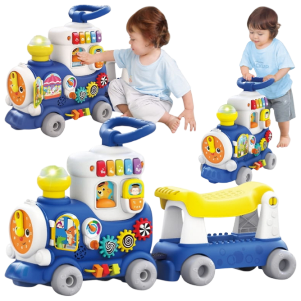 Развивающий набор Hola Toys 4 in 1 Train HE8990B Разноцветный 1+ photo 2