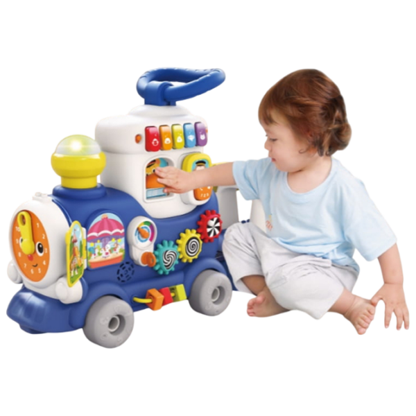 Развивающий набор Hola Toys 4 in 1 Train HE8990B Разноцветный 1+ photo 3