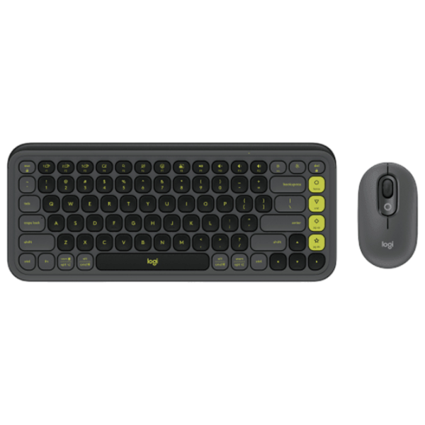 Клавиатура и Мышь Logitech POP Icon Keys Графит Для дома и офиса, Беспроводные photo 1