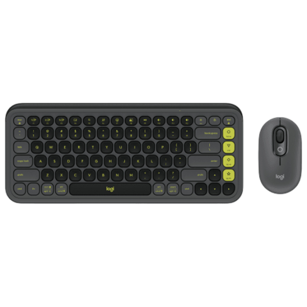 Клавиатура и Мышь Logitech POP Icon Keys Графит Для дома и офиса, Беспроводные photo 1