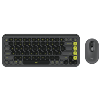 Клавиатура и Мышь Logitech POP Icon Keys Графит Для дома и офиса, Беспроводные