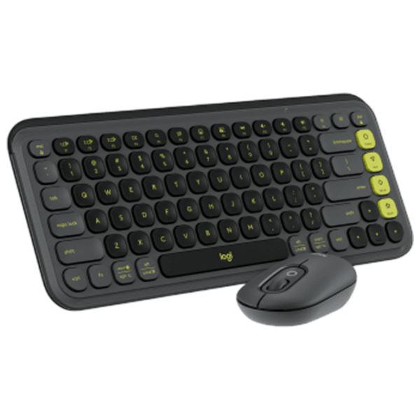 Клавиатура и Мышь Logitech POP Icon Keys Графит Для дома и офиса, Беспроводные photo 2