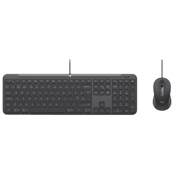 Клавиатура и Мышь Logitech Signature Slim MK620 Графит Для дома и офиса, Проводная photo 1