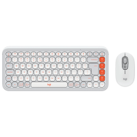 Клавиатура и Мышь Logitech POP ICON Wireless Оранжевый Для дома и офиса, Беспроводные