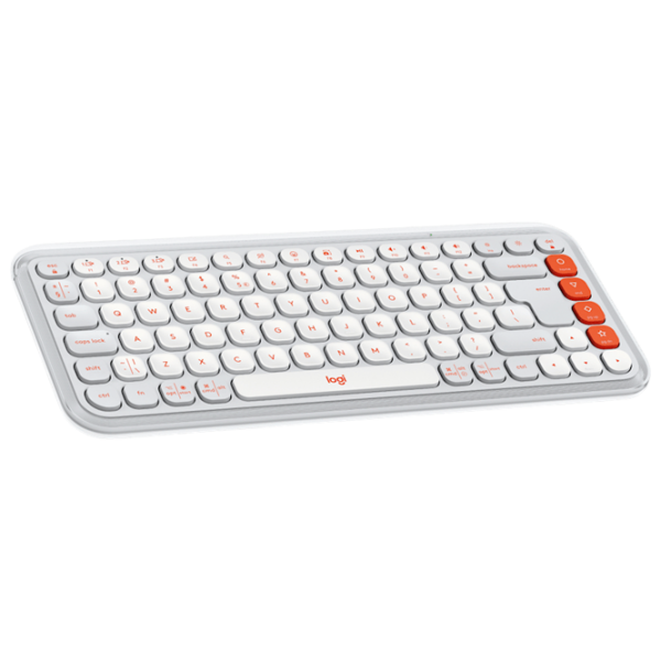 Клавиатура и Мышь Logitech POP ICON Wireless Оранжевый Для дома и офиса, Беспроводные photo 3