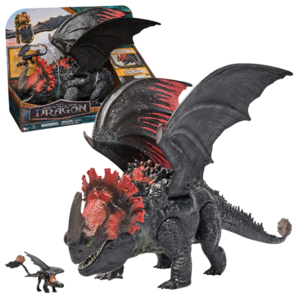 Фигурки Spin Master World of Berk Red Death Chomping Rampage 4+ / Черный photo 1