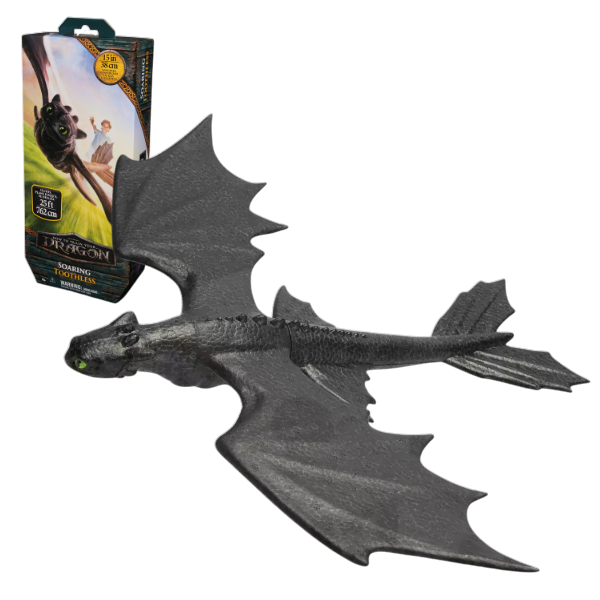 Figurină Spin Master DreamWorks Dragons Soaring Toothless Dragon Glider 4+ / Black photo 1