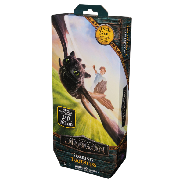 Figurină Spin Master DreamWorks Dragons Soaring Toothless Dragon Glider 4+ / Black photo 6