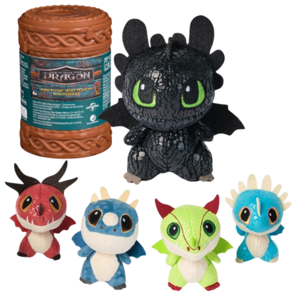 Figurină Spin Master DreamWorks Dragons Mini Plush Dragon Surprise 4+ / Brown photo 1