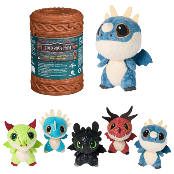 Figurină Spin Master DreamWorks Dragons Mini Plush Dragon Surprise 4+ / Brown photo 2