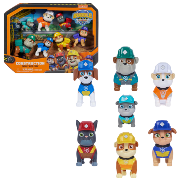 Фигурки Spin Master Rubble & Crew Mini Figure Gift Pack 3+ / Оранжевый photo 1