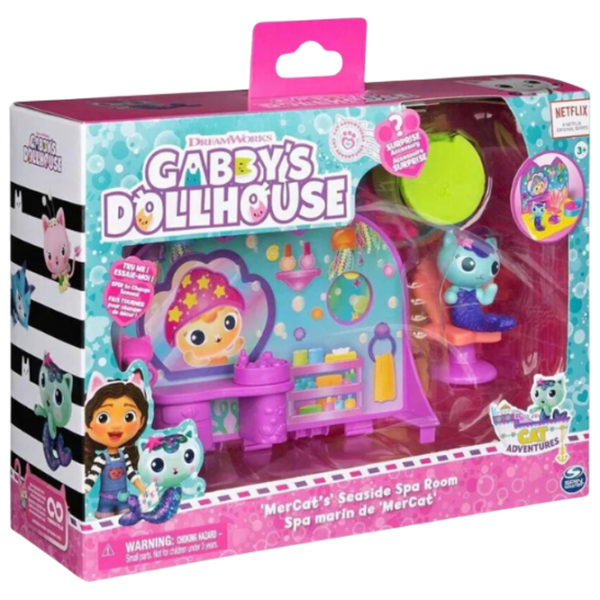 Figurine Spin Master Gabby's Dollhouse MerCat's Seaside Spa Room 3+ / Pink photo 3