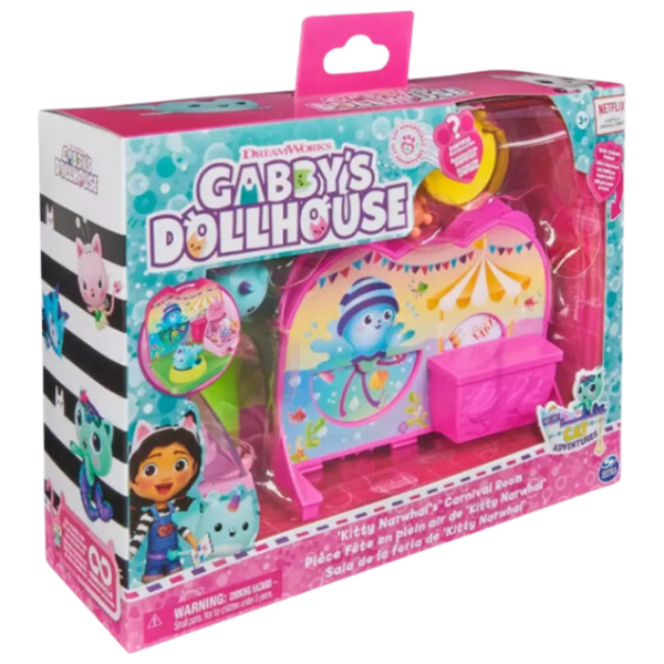 Figurine Spin Master Gabby's Dollhouse Kitty Narwhal’s Carnival Room 3+ / Pink photo 6