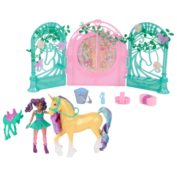Figurine Spin Master Unicorn Academy Ava & Leaf Magical Stable Playset 4+ / Green photo 2