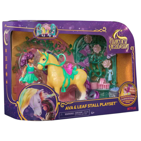 Figurine Spin Master Unicorn Academy Ava & Leaf Magical Stable Playset 4+ / Green photo 5