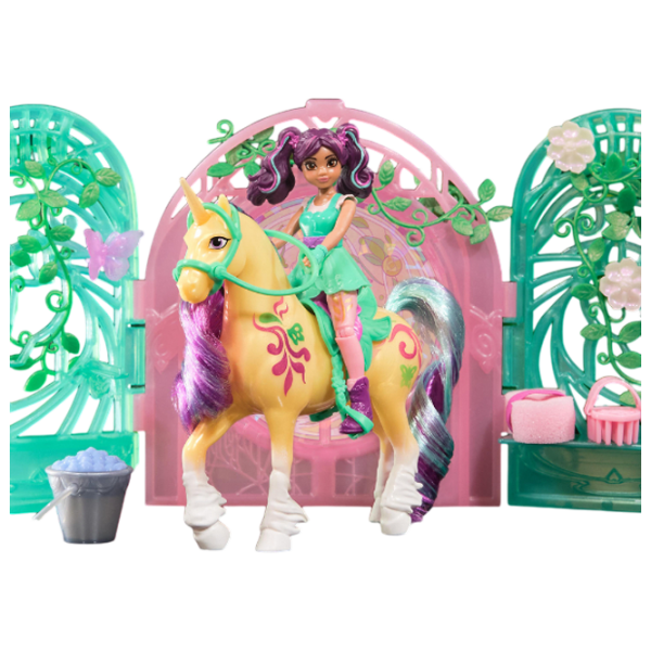 Figurine Spin Master Unicorn Academy Ava & Leaf Magical Stable Playset 4+ / Green photo 6