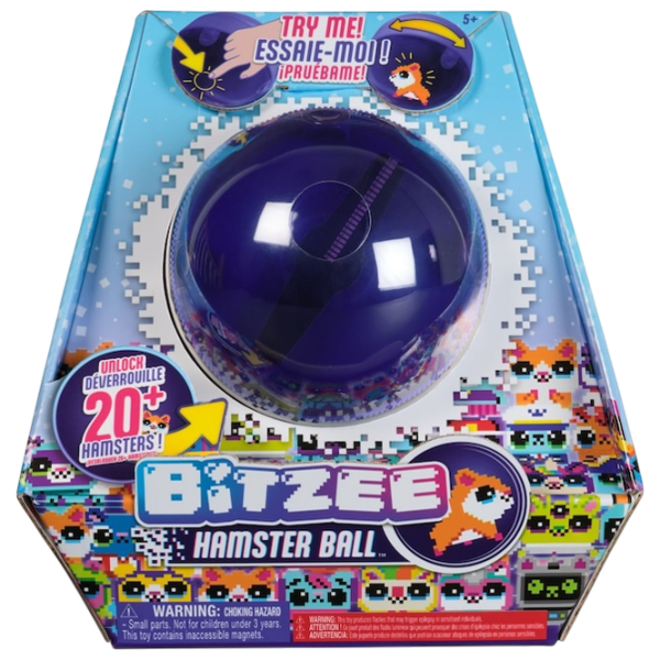Jucărie interactivă Spin Master Bitzee Pets Interactive Digital Pet – Hamster Edition 5+ / Blue photo 1