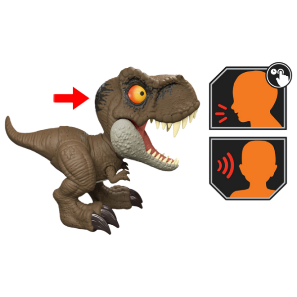 Фигурка Mattel Jurassic World Dominion Thrash ‘N Devour Tyrannosaurus Rex 4+ / Коричневый photo 4