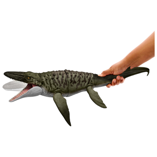 Figurină Mattel Jurassic World Ocean Protector Mosasaurus 4+ / Green photo 4