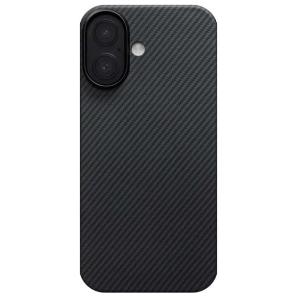 Чехол для смартфона Apple iPhone 17 (Ultra Slim) Серый Черный Pitaka, ПК, MagSafe Back