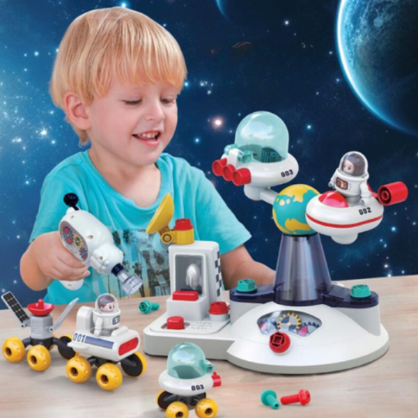 Set figurine Hola Toys Cosmic Exploration Series Space Base Station 3+ / White photo 4