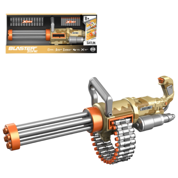 Бластер WeiYu Machine gun WY2101D Песочный патронный, пуля, 8+ photo 3