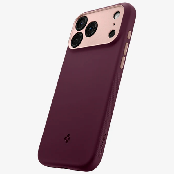 Чехол для смартфона Apple iPhone 17 Pro Max (Nano Pop) Beige Бургундия Spigen, ТПУ, MagSafe Back photo 3