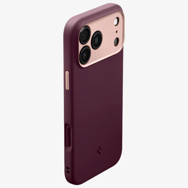 Чехол для смартфона Apple iPhone 17 Pro Max (Nano Pop) Beige Бургундия Spigen, ТПУ, MagSafe Back photo 4