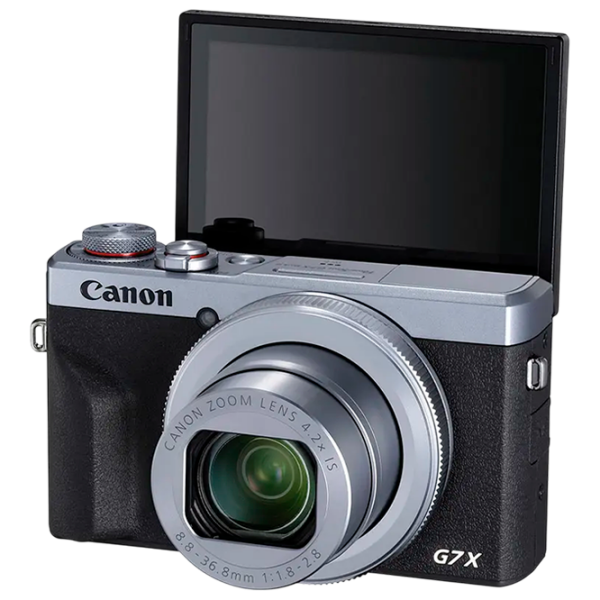 Cameră foto Canon PS G7 X Mark III + Compact Silver CMOS, 20.1 MP, F 1.8 - F 2.8 photo 14