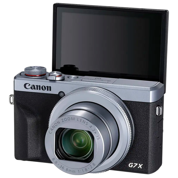Cameră foto Canon PS G7 X Mark III + Additional Battery + Compact Silver CMOS, 20.1 MP, F 1.8 - F 2.8 photo 14