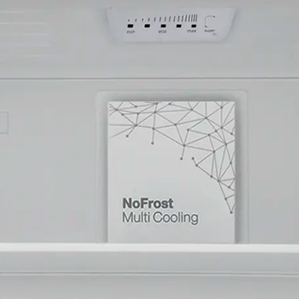 Frigider Ozon OZ-NFN289MFI-EU Inox 195l / No Frost, 75l / No Frost, E photo 2