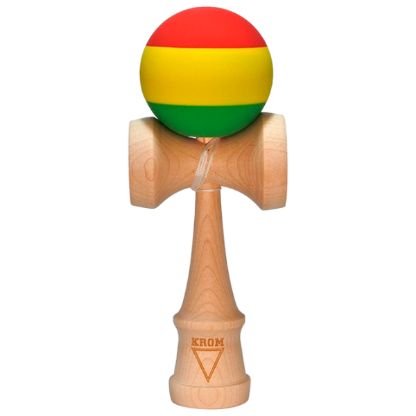 Kendama Noriel Krom Rasta Premium Maple-Rubber Multicolor Multicolor / 7+ photo 1