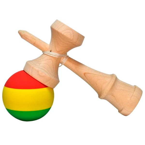 Kendama Noriel Krom Rasta Premium Maple-Rubber Multicolor Multicolor / 7+ photo 3