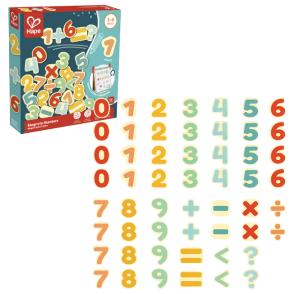 Set figurine Hape Early Explorer Magnetic Numbers 3+ / Beige photo 1
