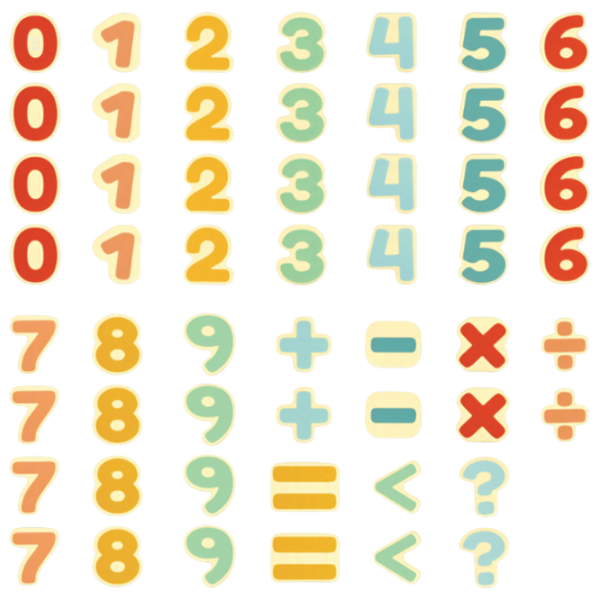 Set figurine Hape Early Explorer Magnetic Numbers 3+ / Beige photo 2