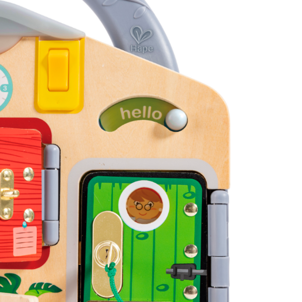 Игровой набор Hape Love Play. Learn Запирай и учись E1111 Коричневый Для детей, 3+ photo 6